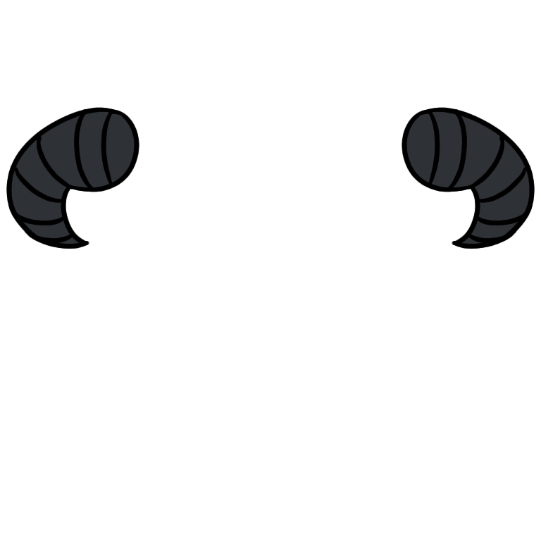 Over Horns Decoration